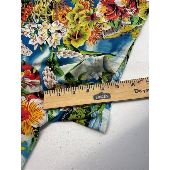 Vintage Polo Sport Ralph Lauren 4" Swim Short Mens M Mesh Lined Tropical Floral - Picture 10 of 13